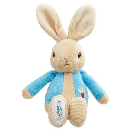 Peter Rabbit & Flopsie Beanie Rattle Soft Toy Ast.