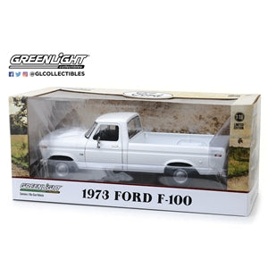 1973 Ford F-100 White 1:18 Scale Die Cast Model