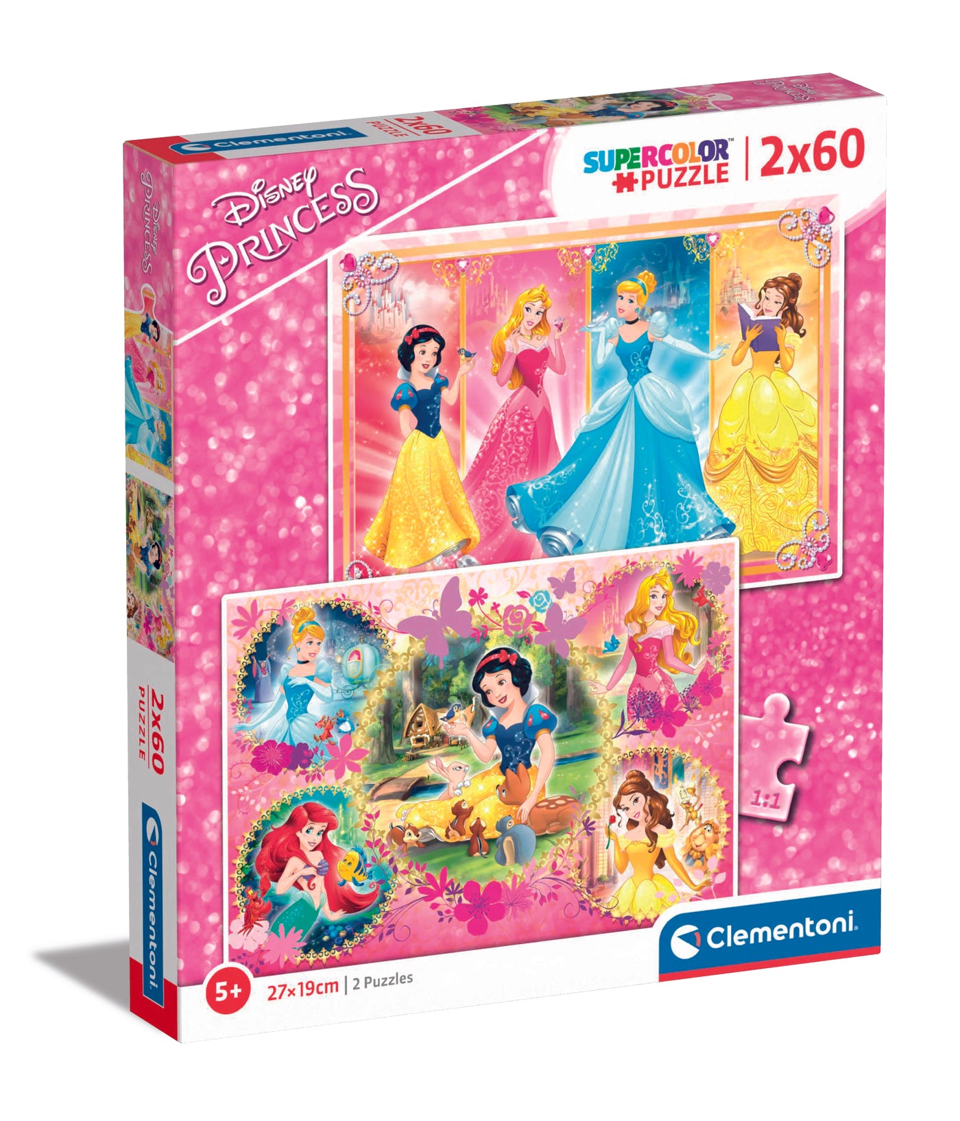 Clementoni Princess 2 X 60 Piece Puzzle