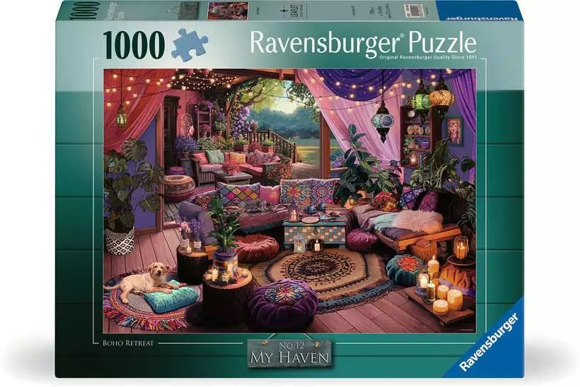 My Haven No12: Boho Retreat 1000 Pce Jigsaw Puzzle