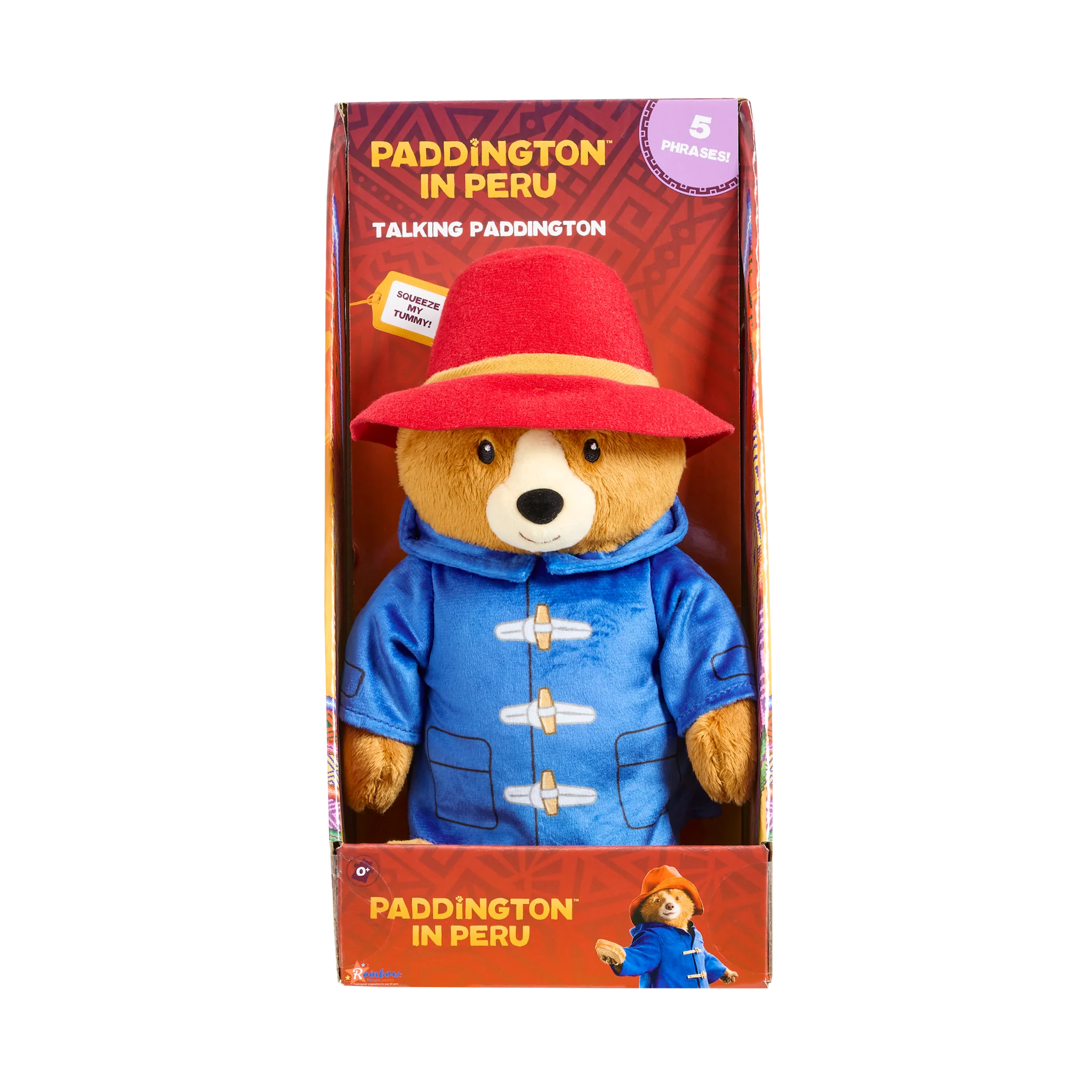 Paddington in Peru Talking Soft Toy