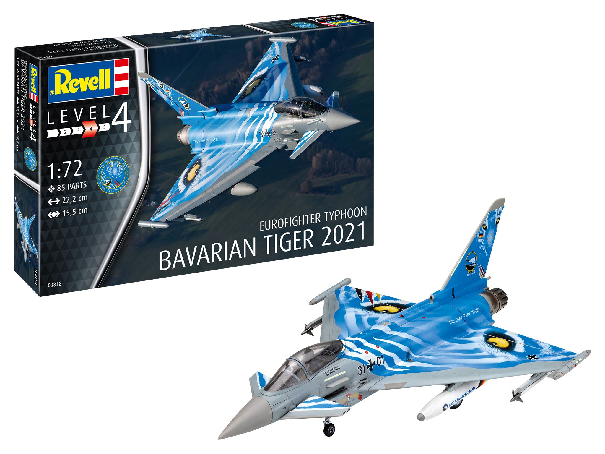 Eurofighter Typhoon Bavarian Tiger 1:72 Scale Kit