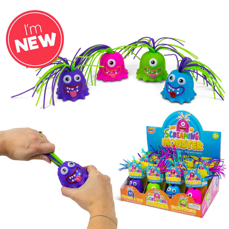 Light Up Screaming Monster Toy