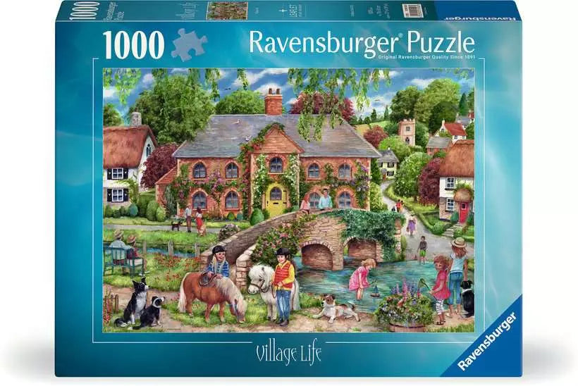 Village Life 1000 Piece Jigsaw Puzzle