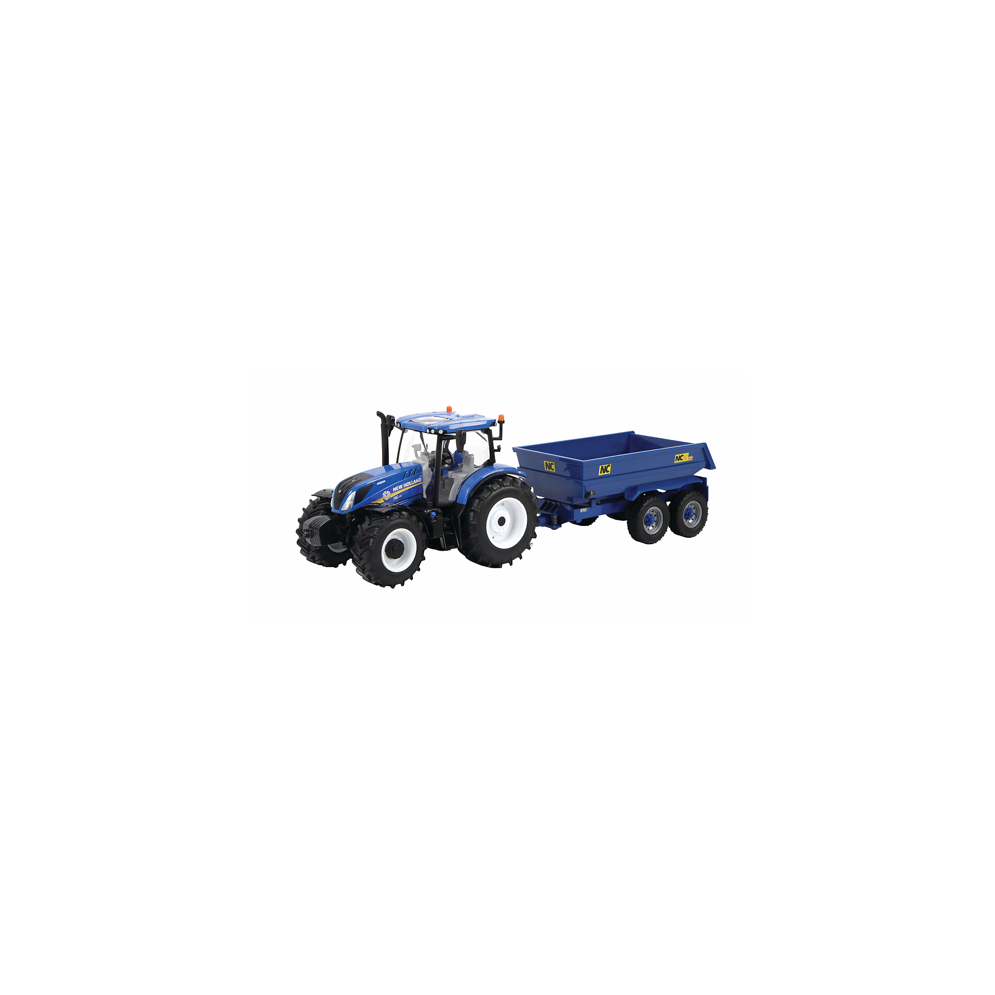 Britains New Holland T6 Tractor with Trailer