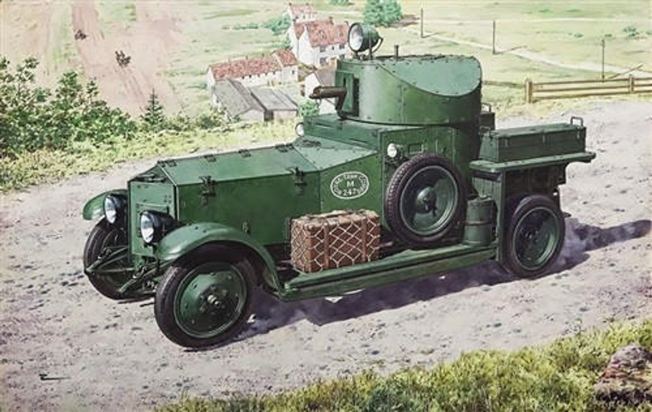 Roden British Armoured Car 1920 1:72 Scale Kit