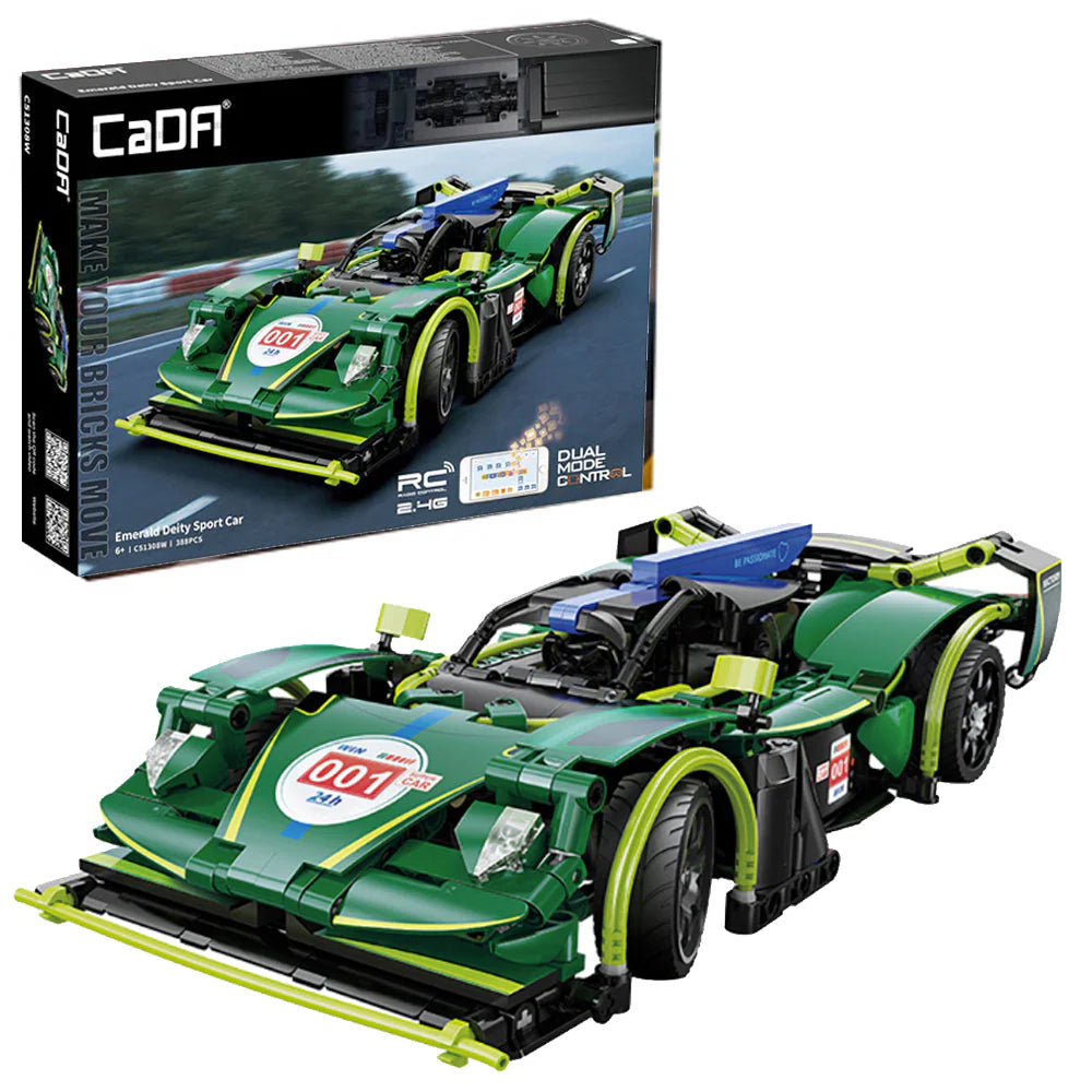 Cada Emerald Deity Sports Radio Controlled Car 388 Piece Construction Set