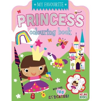 My Favourite Princess Colouring & Sticker Book