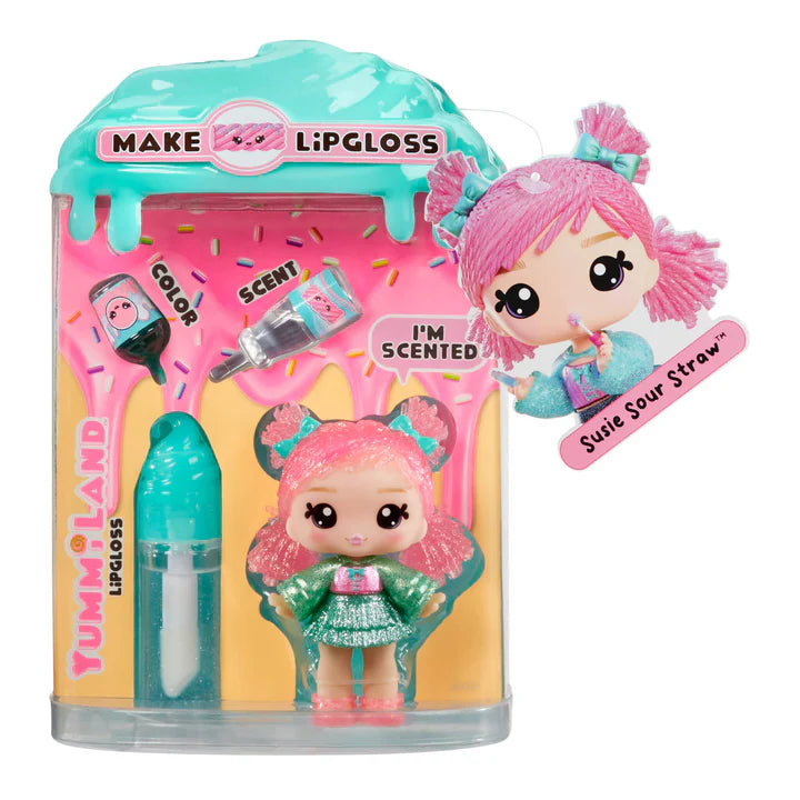 YummiLand Lipgloss Susie Sour Straw Doll