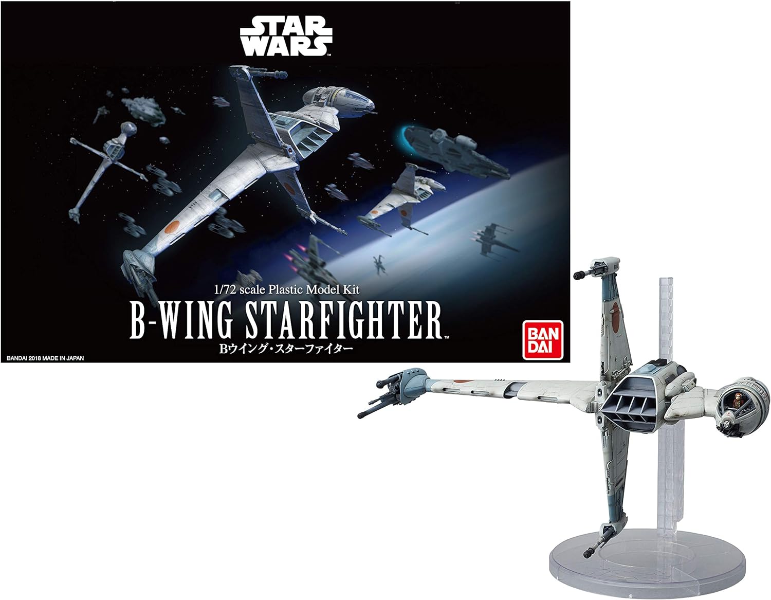 B-Wing Starfighter (Bandai) 1:72 Scale Kit