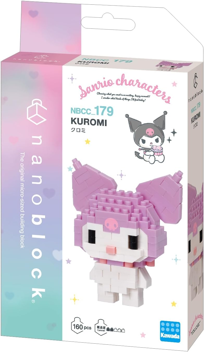 Nanoblocks Sanrio: Kuromi 160 piece Figure