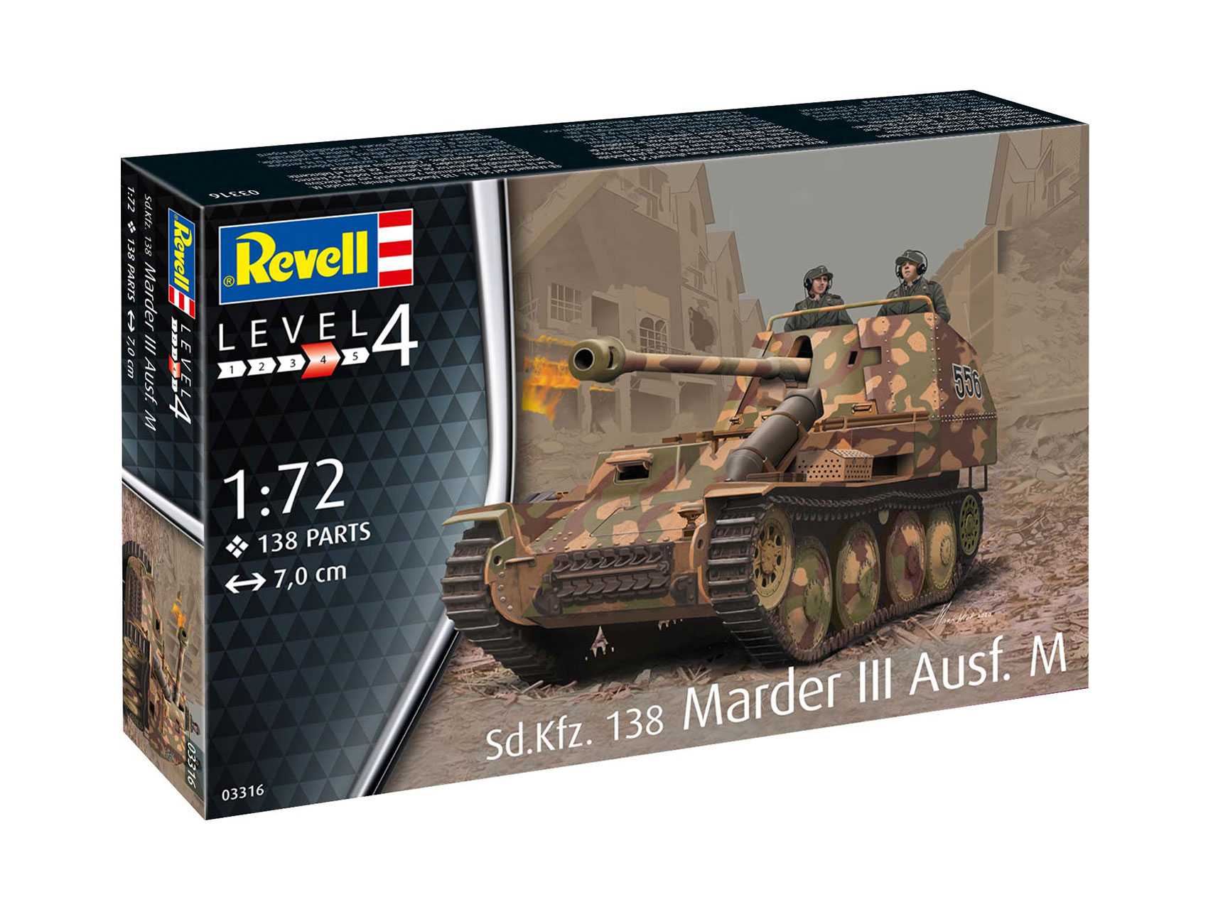 Sd.Kfz. 138  Marder III  Ausf. 1:72 Scale Kit