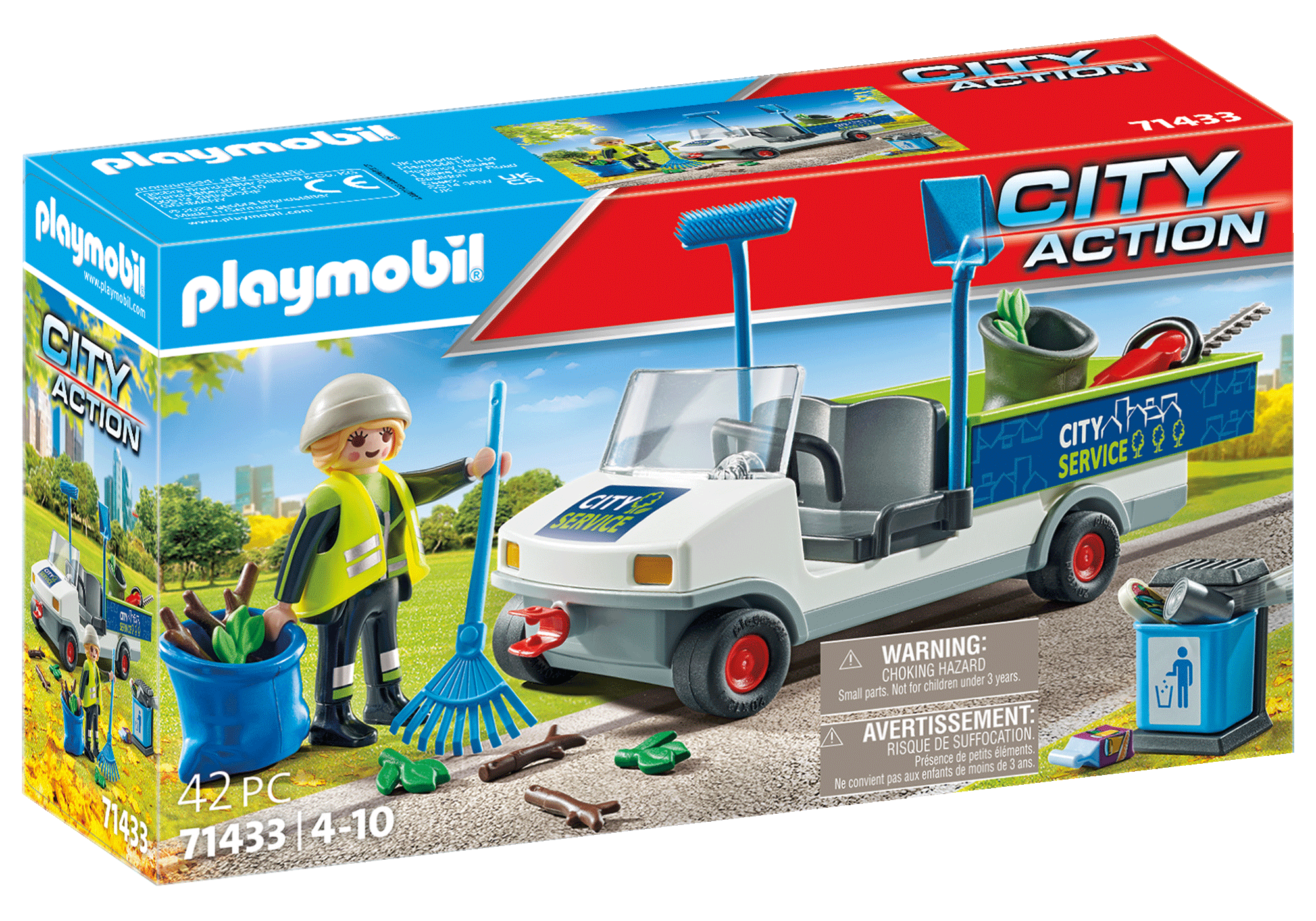 Playmobil City Action Street Cleaner E-Vehicle