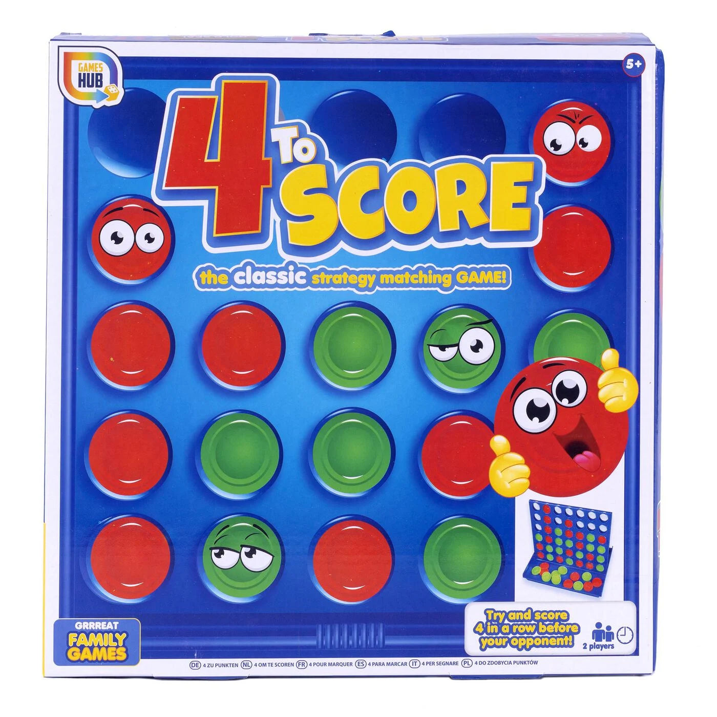 4 to Score Classic Strategy Game