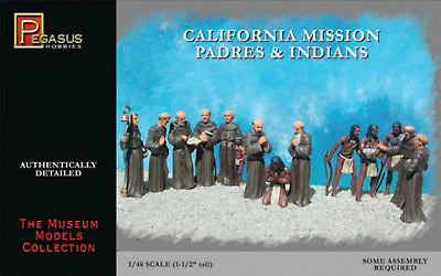 California Mission Padres & Indians 1:48 Scale