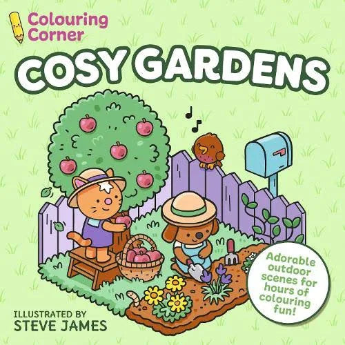 Cosy Gardens Colouring Book