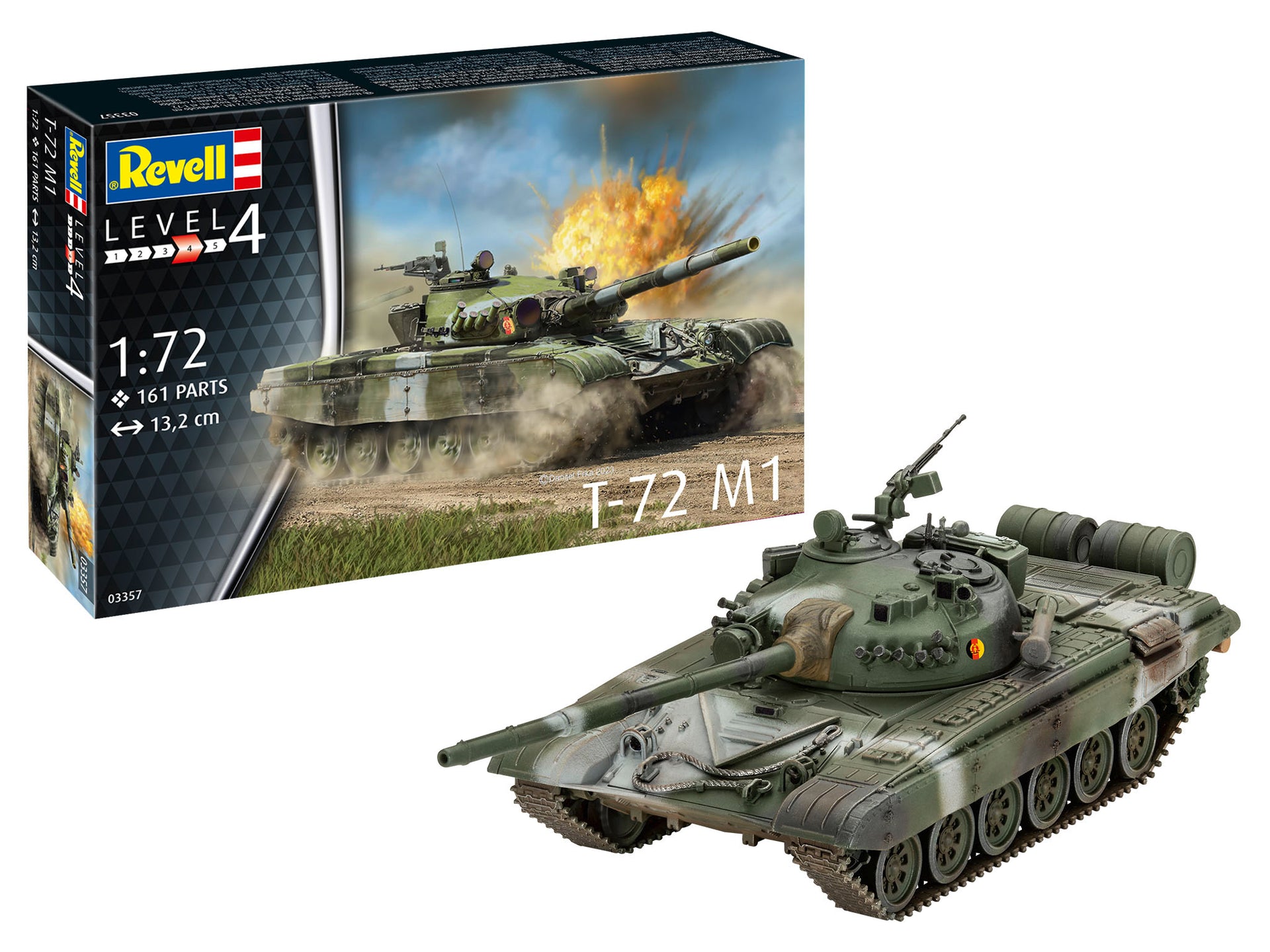 Revell T-72 M1 Tank 1:72 Scale Kit