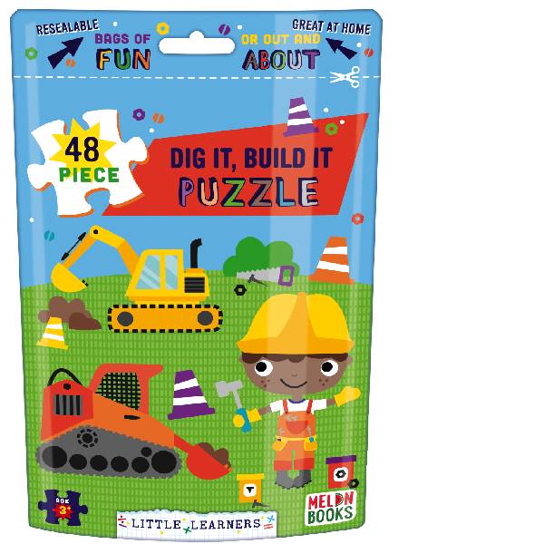 Dig it Build it 48 Piece Puzzle Bag