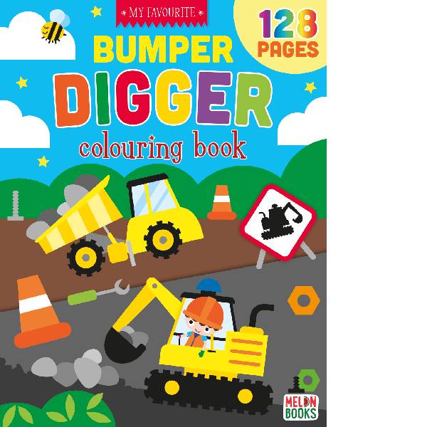 My Favourite Bumper Digger Colouring Book