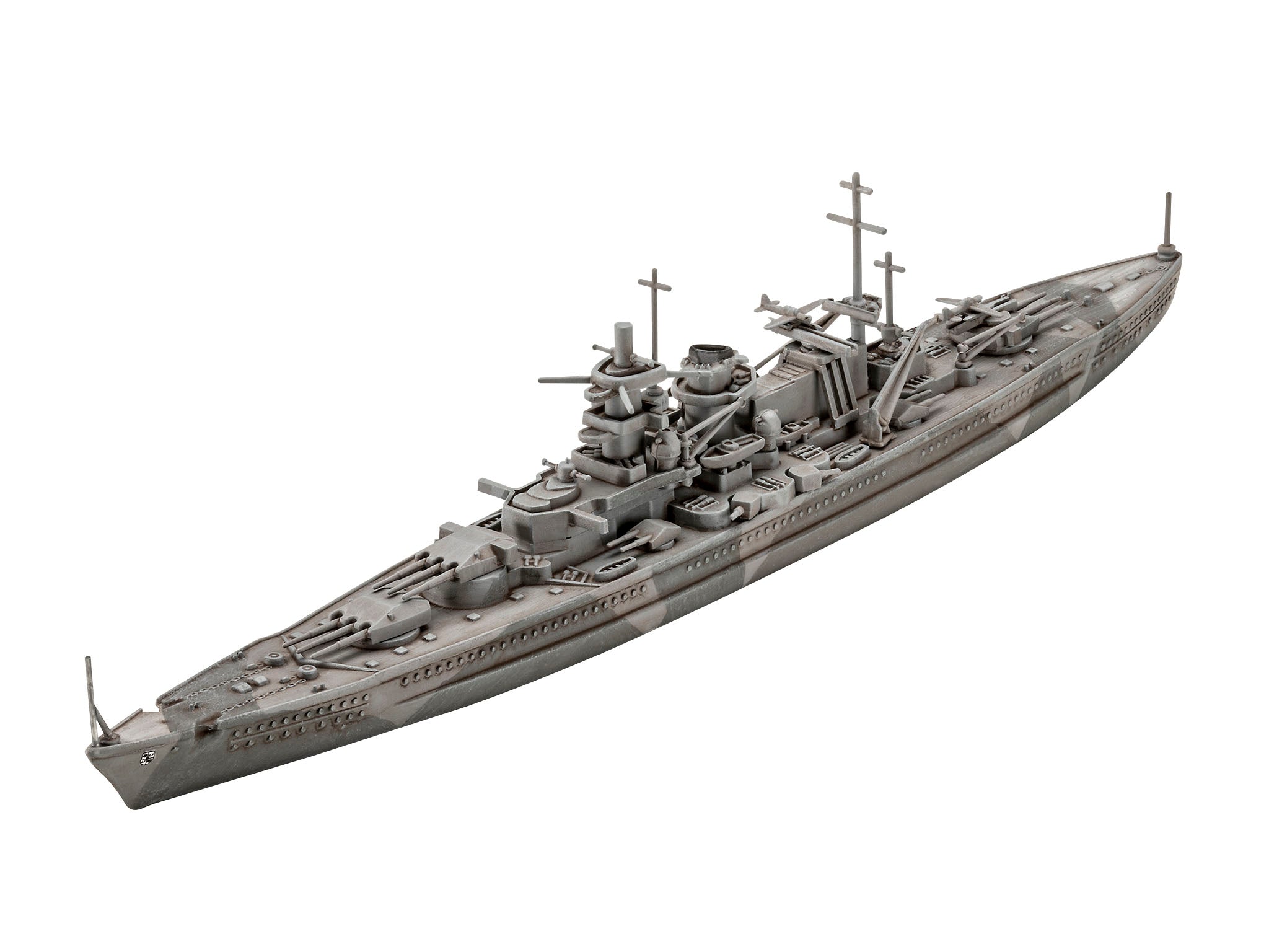 Battleship Gneisenau - Model Set 1:200 Scale Kit