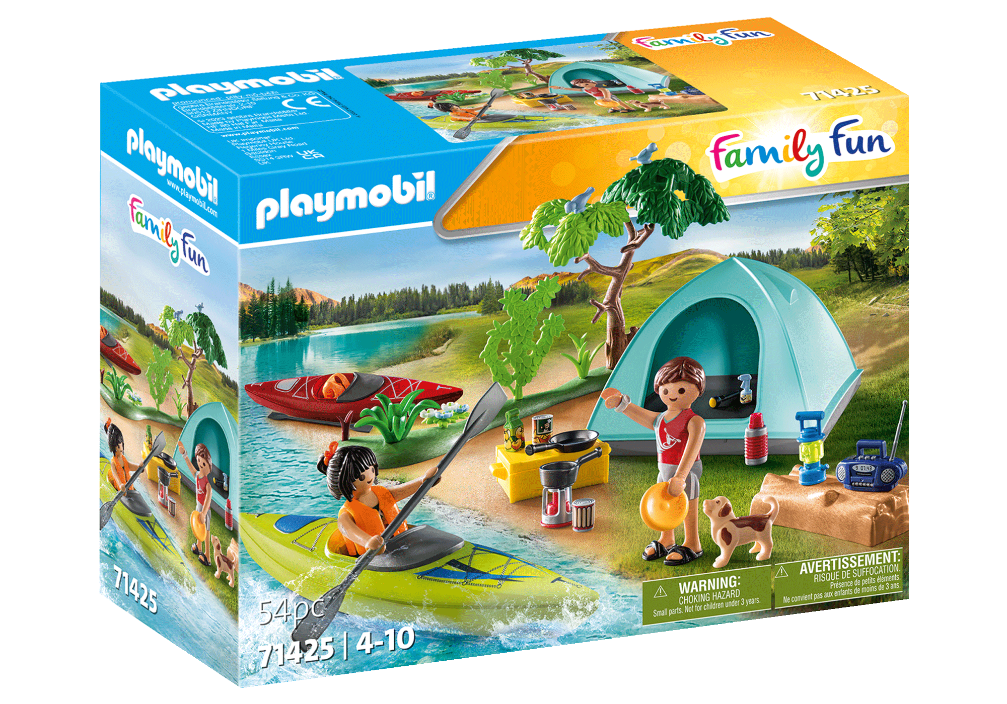 Playmobil Family Fun Campsite With Campfire