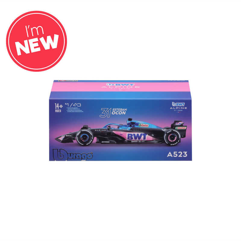 Bburago F1 1:43 BWT Alpine F1 Team A523 Esteban Ocon