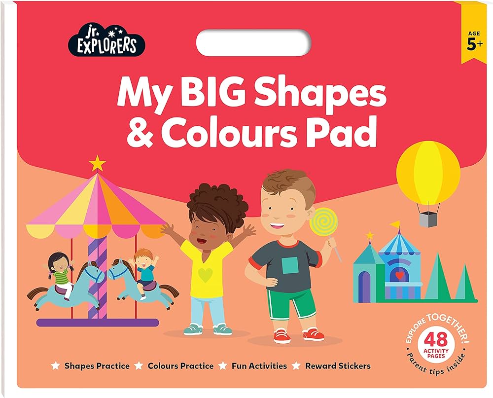 Jr. Explorers My Big Shapes & Colours Pad