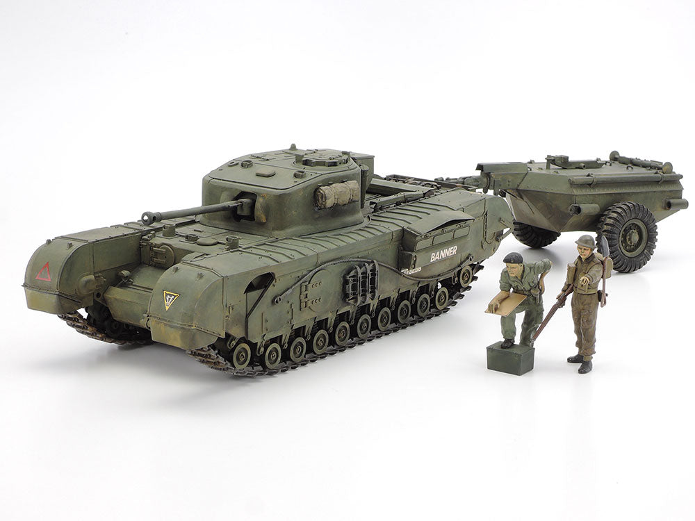 Tamiya Churchill Crocodile with Trailer 1:35 Kit