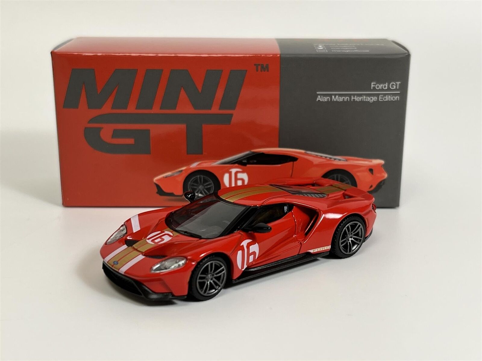 Mini GT Ford GT Alan Mann Heritage 1:64 Die Cast