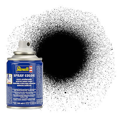 Silk Black Spray Color Acrylic Aerosol 100ml