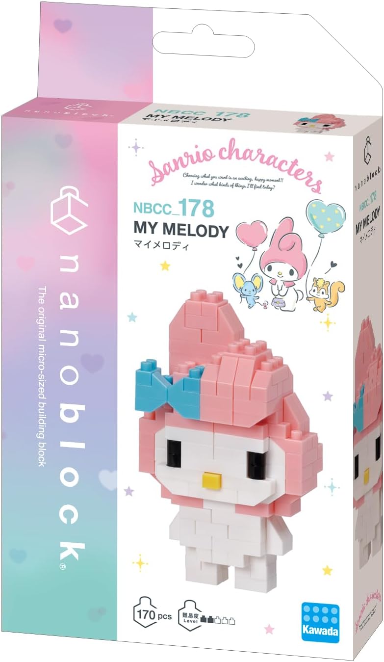 Nanoblocks Sanrio: My Melody 170 piece Figure