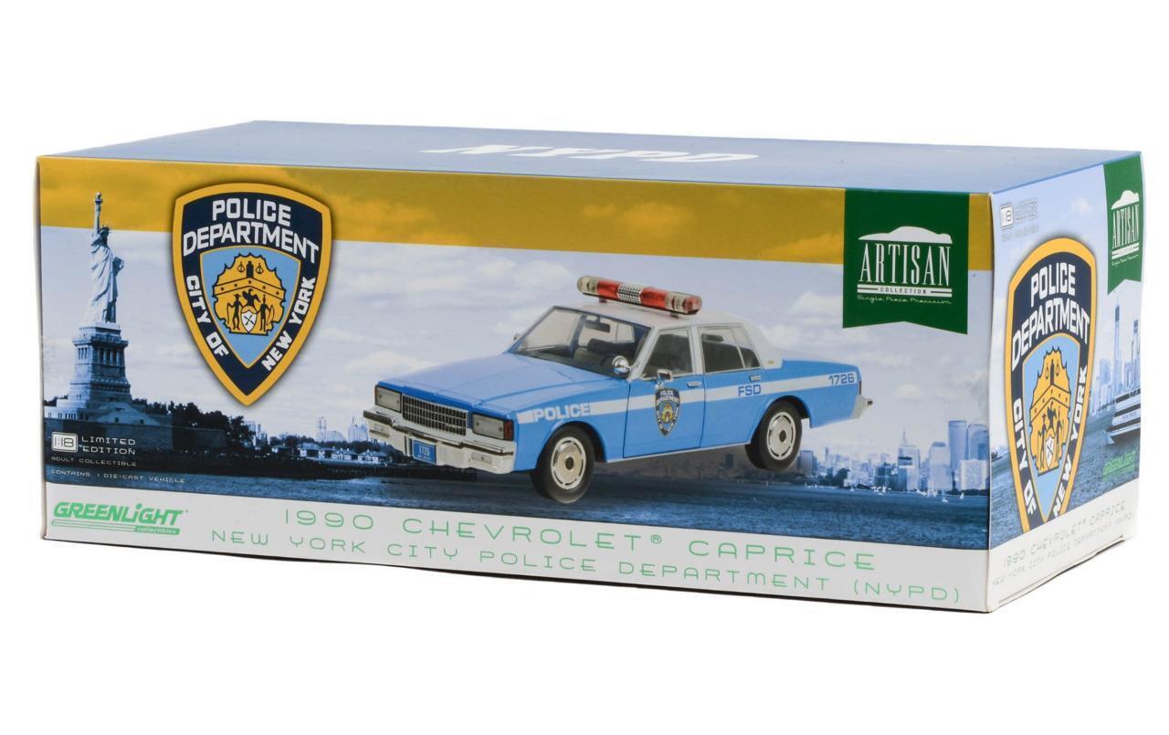 Chevrolet Caprice 1990 NYPD 1:18 Scale Die Cast