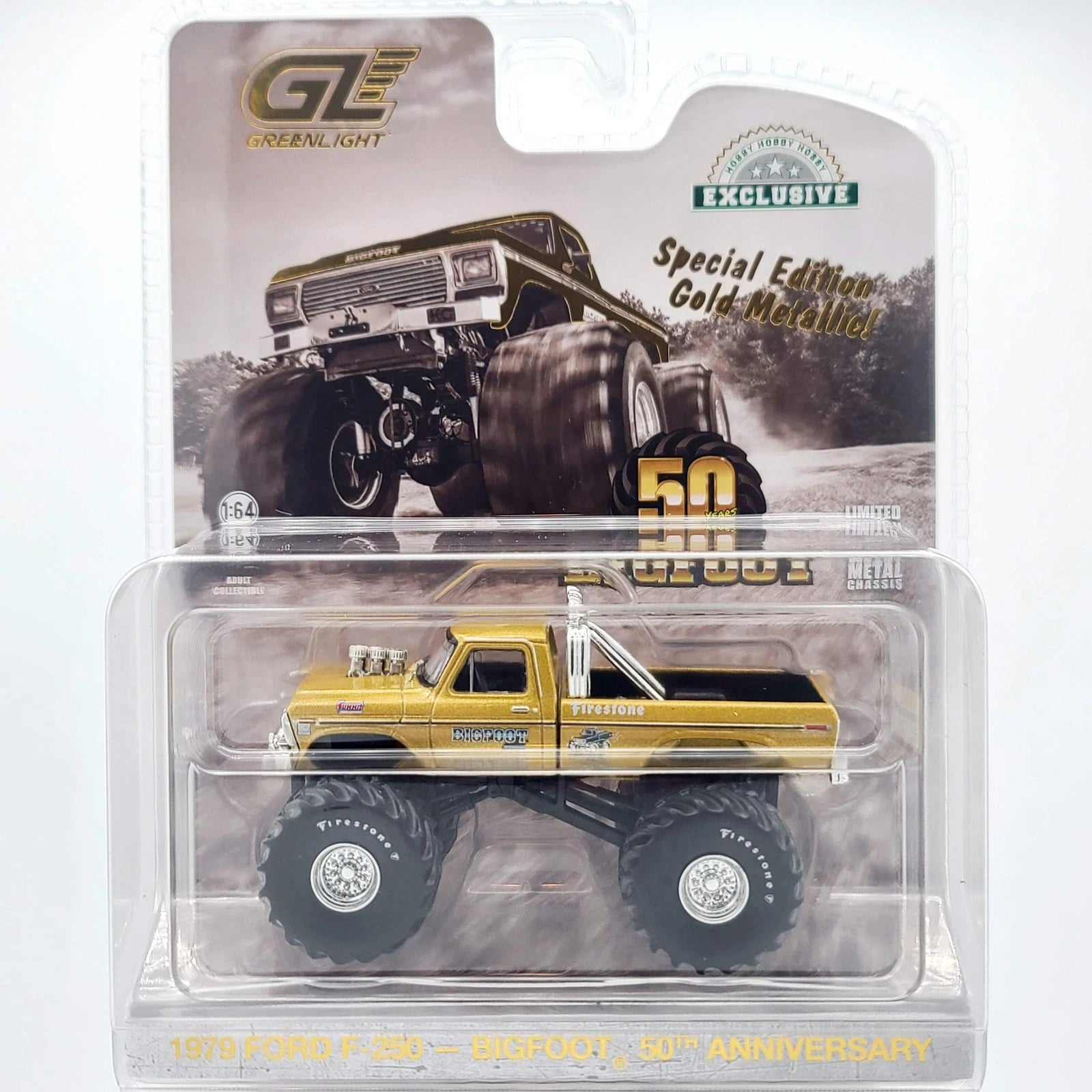 Greenlight 1979 Ford F250 "Big Foot" 50th Anniversary 1:64 Scale Model
