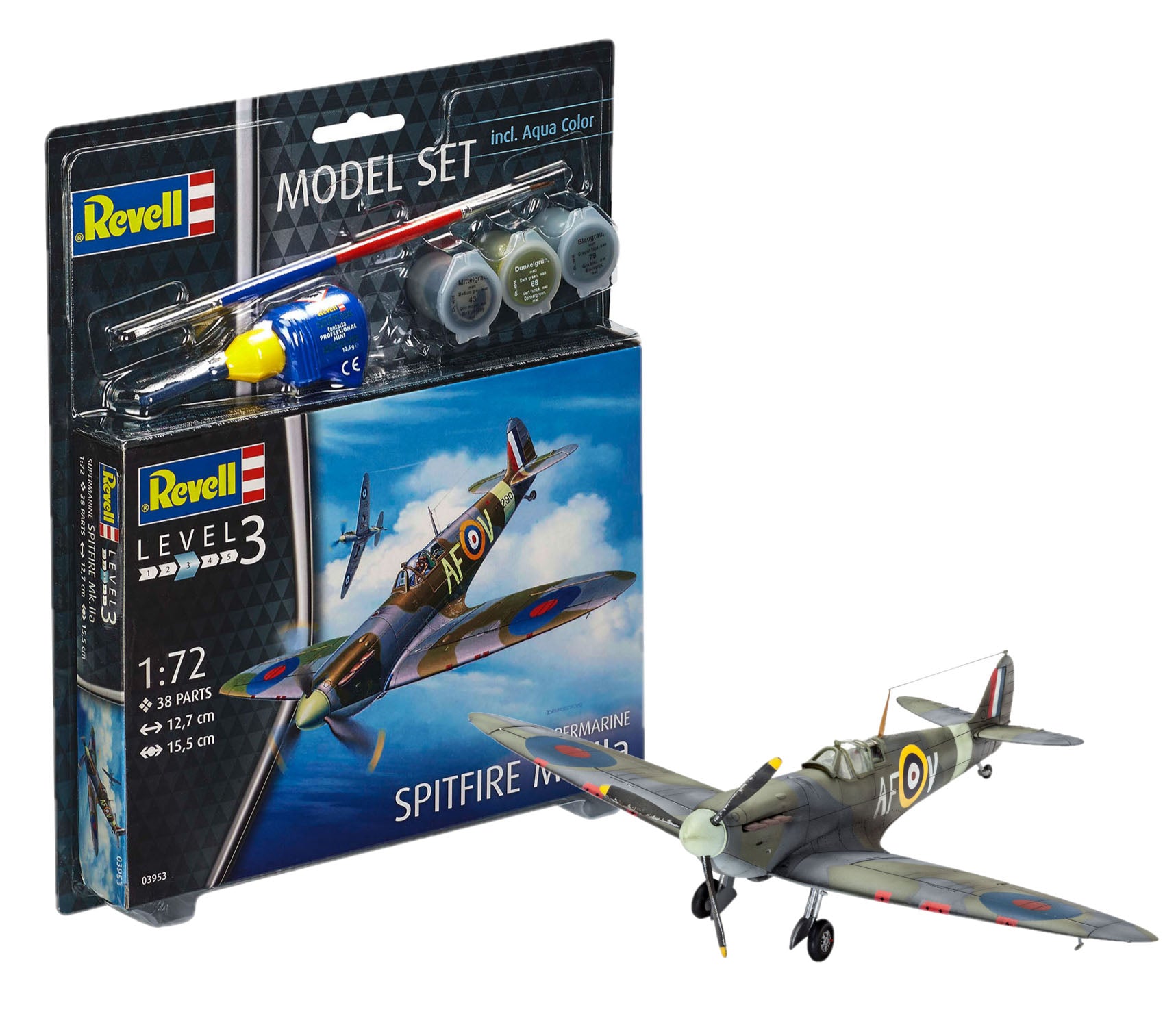 Spitfire Mk2a Gift Set 1:72 Scale Kit