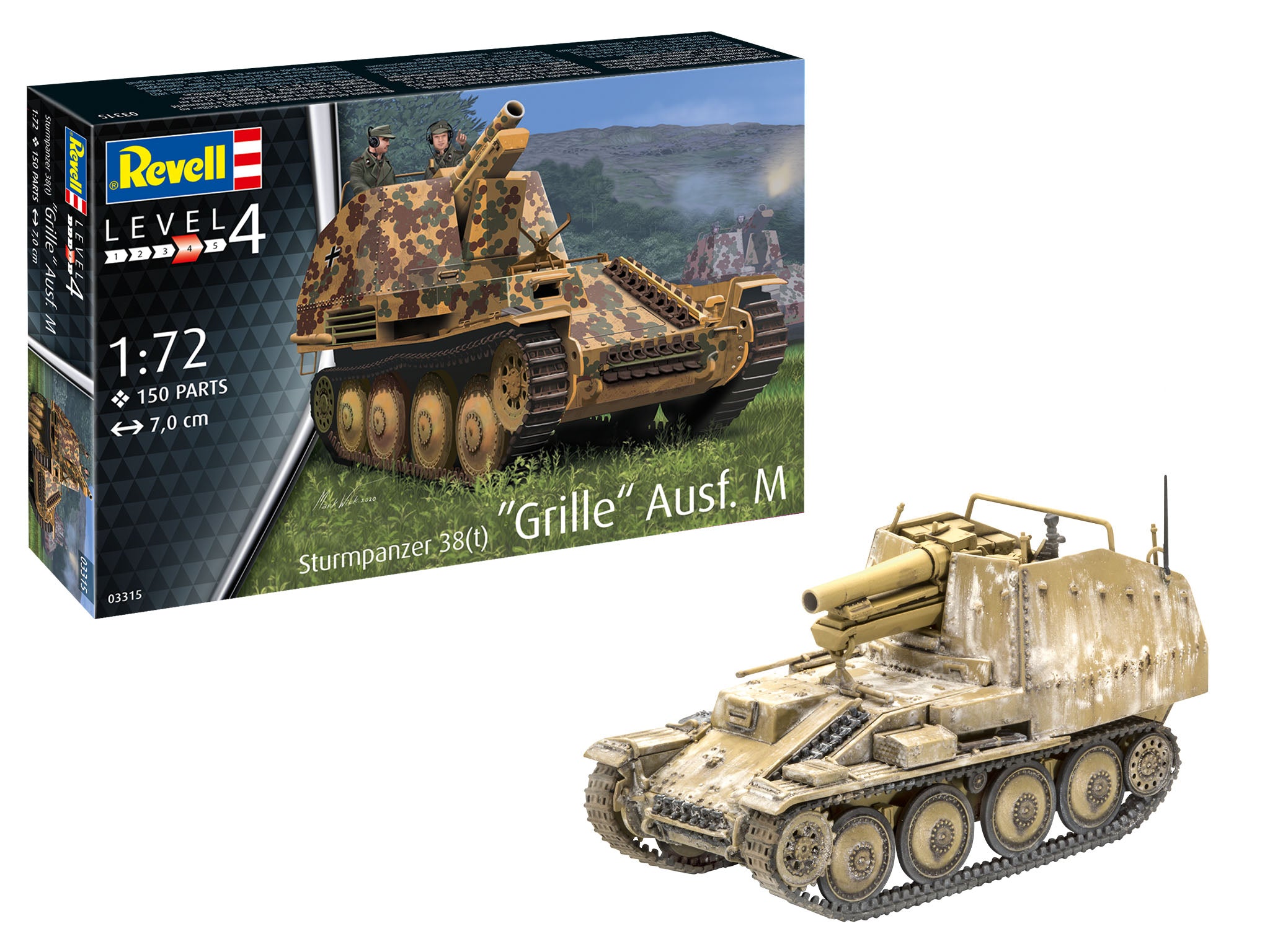 Sturmpanzer 38(t)  Grille  Aus 1:72 Scale Kit