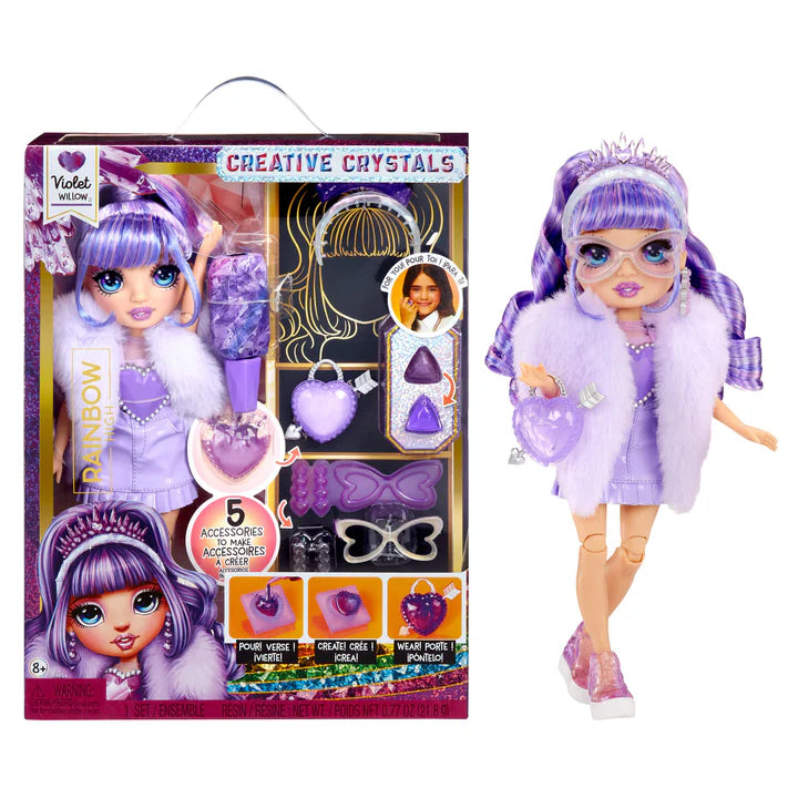 Rainbow High Creative Crystals Violet Willow Fashion Doll