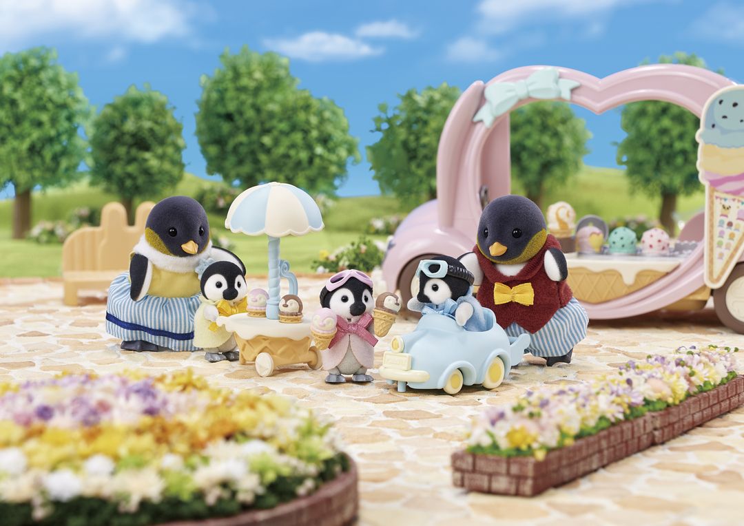 Sylvanian Families Penguin Babies Ride n Play