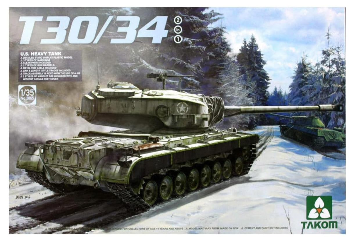 Heavy Tank T30/34 2 in 1 1:35 Scale kit