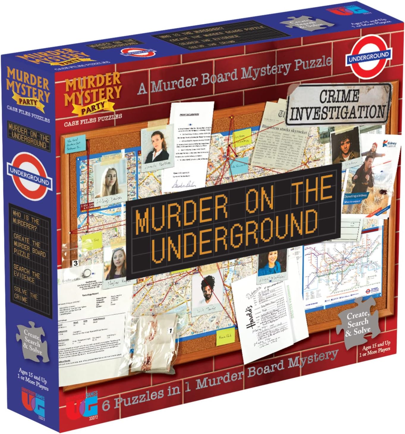 Murder On The Underground Mystery Puzzle