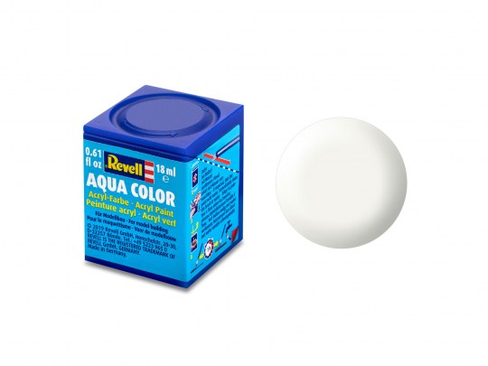 Silk White (RAL 9010) Aqua Color Acrylic 18ml
