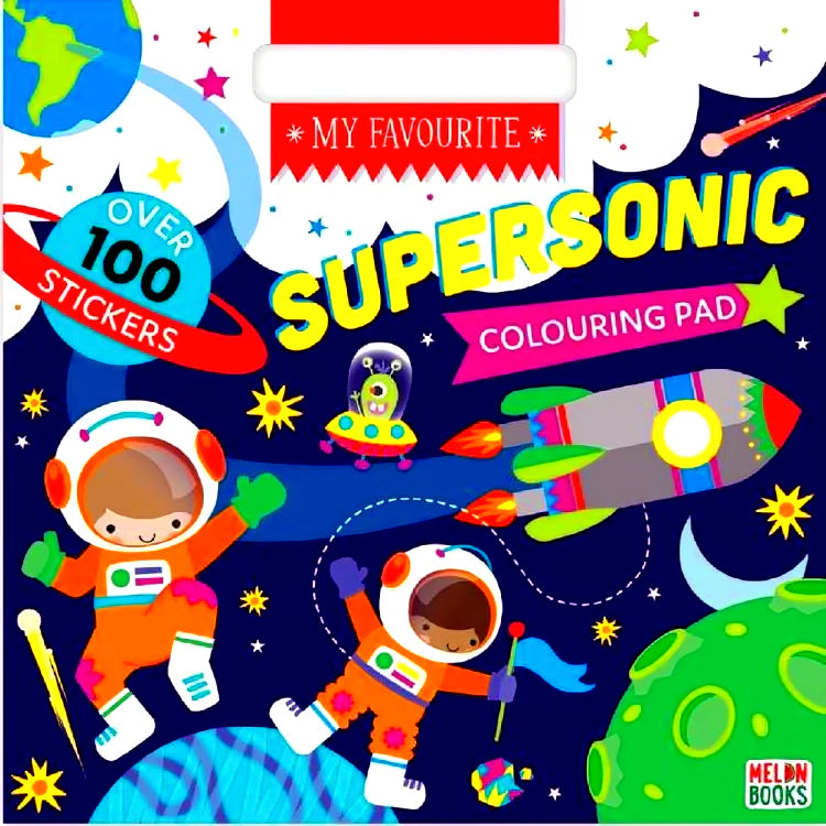 My Favourite Supersonic Colour & Sticker Book