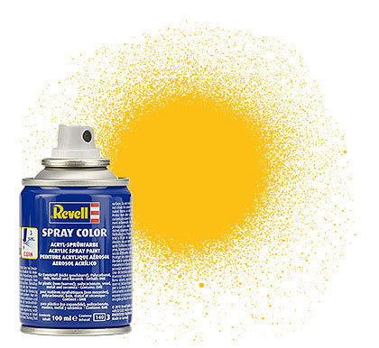Matt Yellow Spray Color Acrylic Aerosol 100ml