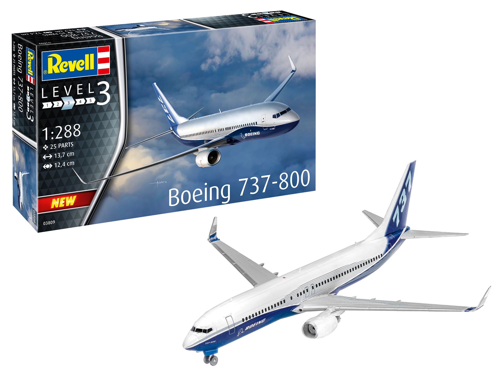 Boeing 737-800 1:288 Scale Kit