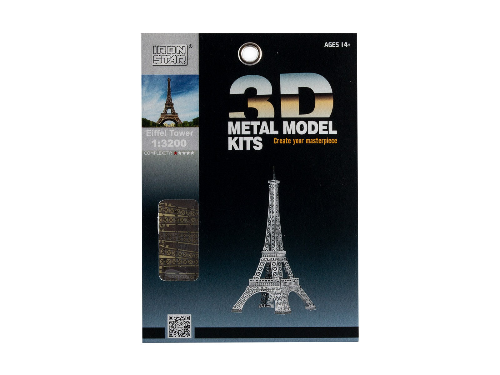 Metal World Eiffel Tower 1:3200 3D Metal Kit