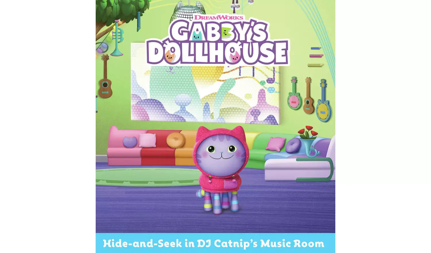 Gabby's Dollhouse Hide & Seek in DJ Catnip's Music Room