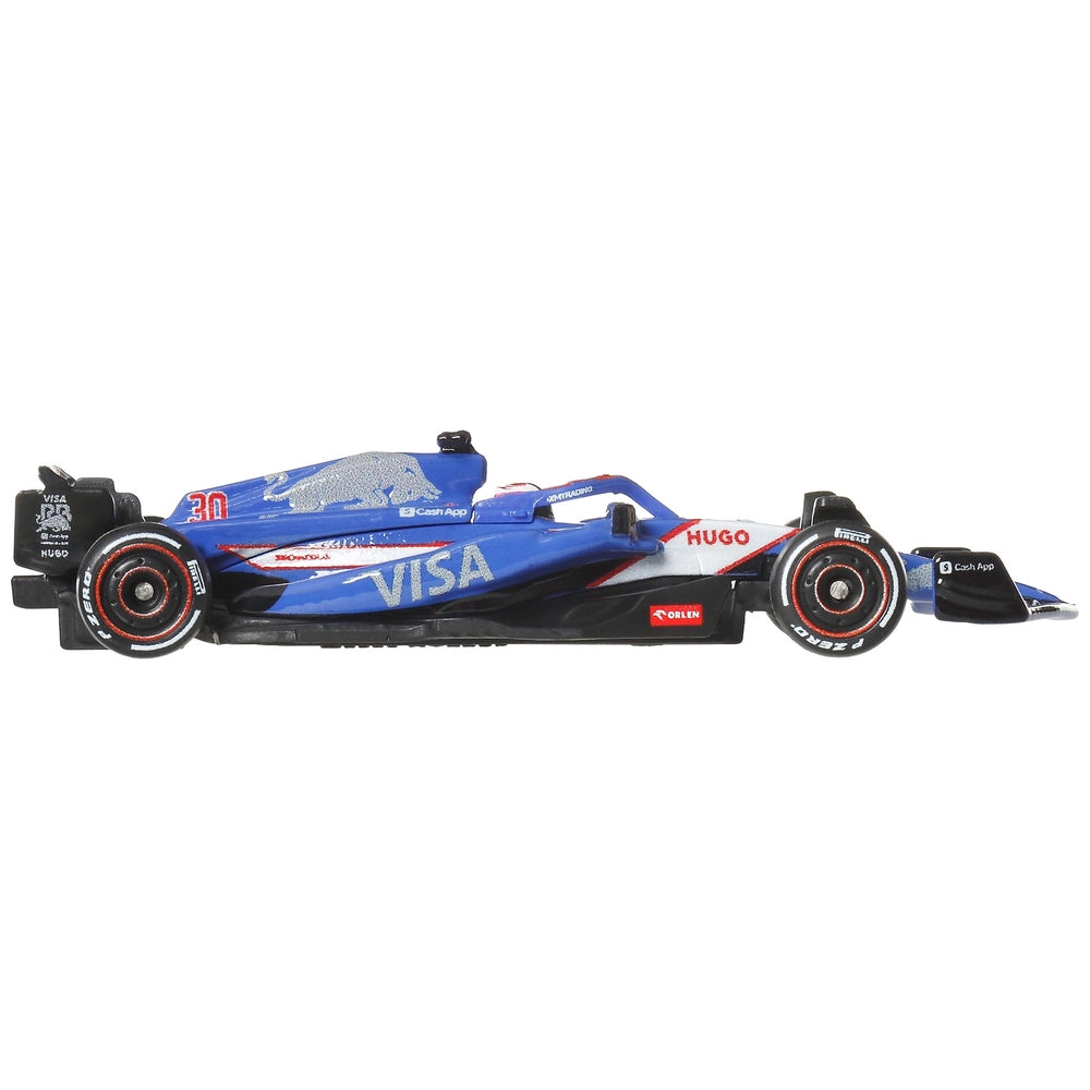 Hot Wheels Premium 2024 Formula 1 Diecast Cars Visa Cash App RB F1 Team (No. 30) 1:64 Scale