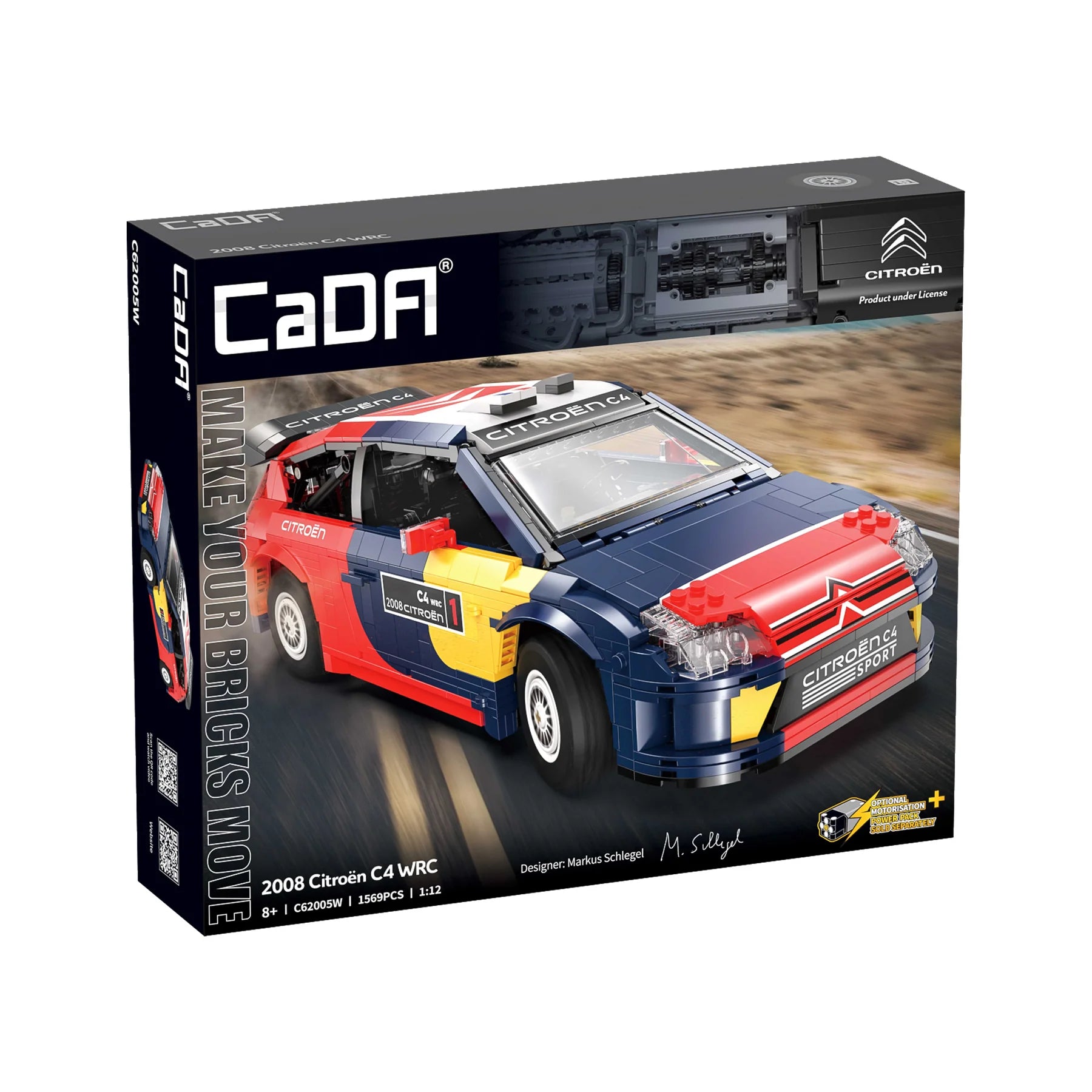 Cada Citroen C4 WRC 1569 Piece Construction Set