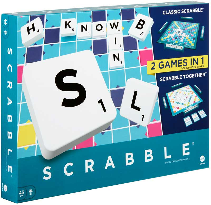Scrabble Double-sided 2 Games in 1