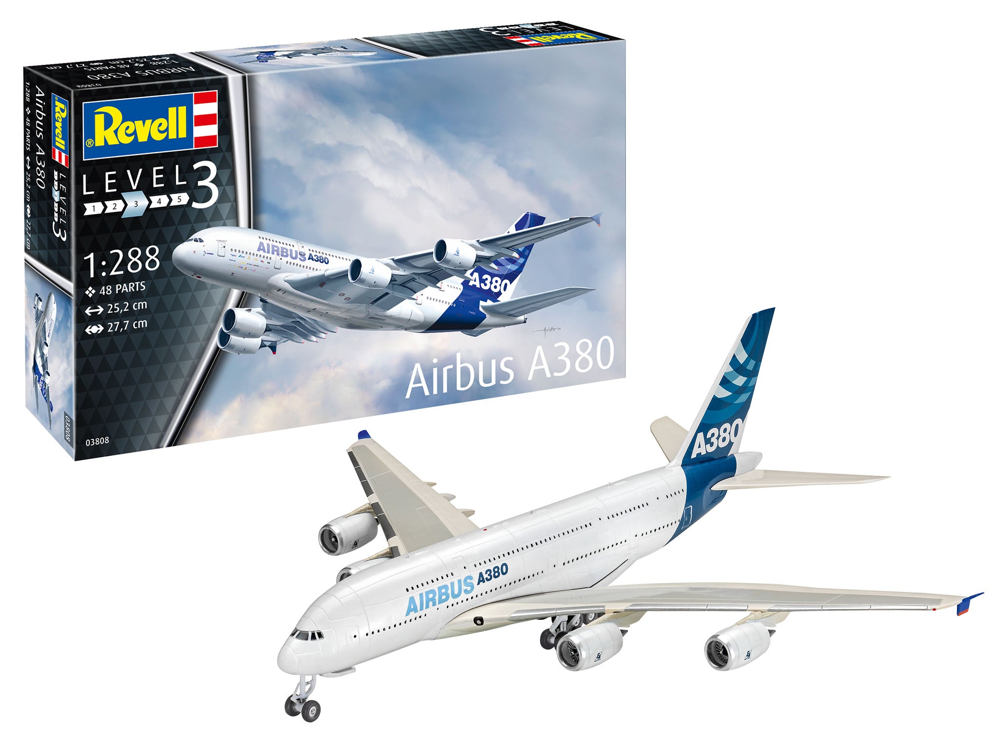 Airbus A380 1:288 Model Kit 1:288 Scale Kit