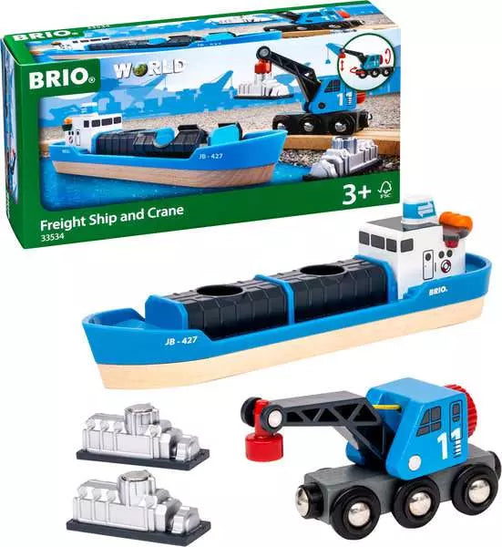 Brio Freight Ship & Crane